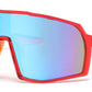 5241 - One Piece Lens Plastic Shield Sunglasses with Color Mirrored Lens