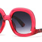 5244 - Fashion Plastic Sunglasses with Curved Temple
