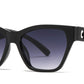 5245 - Cat Eye Fashion Plastic Sunglasses