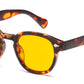 5259 - Round Frame with Key Hole Bridge Plastic Sunglasses