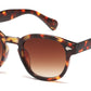 5259 - Round Frame with Key Hole Bridge Plastic Sunglasses