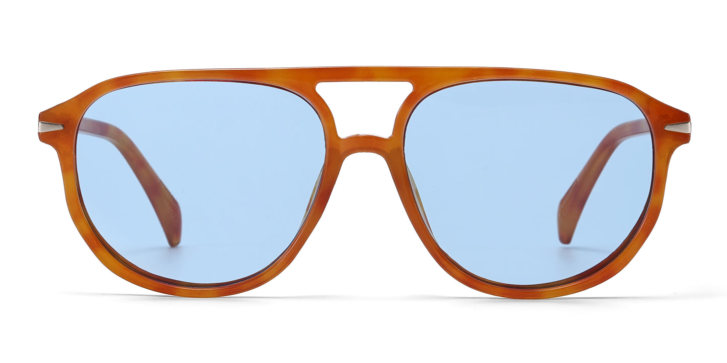 5265 - Modern Aviator Plastic Sunglasses