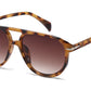 5265 - Modern Aviator Plastic Sunglasses
