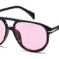 5265 - Modern Aviator Plastic Sunglasses