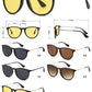 5276 - Fashion Plastic Round Key Hole Sunglasses