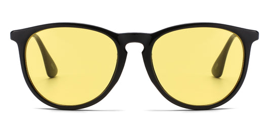 5276 - Fashion Plastic Round Key Hole Sunglasses