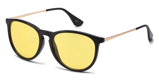 5276 - Fashion Plastic Round Key Hole Sunglasses