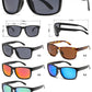 5280 - Squared Sports with Keyhole Bridge Plastic Sunglasses