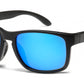 5280 - Squared Sports with Keyhole Bridge Plastic Sunglasses