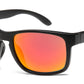 5280 - Squared Sports with Keyhole Bridge Plastic Sunglasses