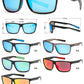 5281 - Classic Sport with Color Mirror Lens Plastic Sunglasses