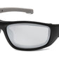 5282 - Men Sport Padded Wrap Around Plastic Sunglasses