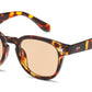 5284 - Round Frame with Key Hole Bridge Plastic Sunglasses
