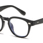 5284 - Round Frame with Key Hole Bridge Plastic Sunglasses