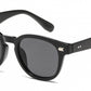 5284 - Round Frame with Key Hole Bridge Plastic Sunglasses