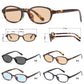 5286 - Small Oval Fashion Plastic Sunglasses