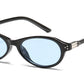 5288 - Classic Small Vintage Oval Plastic Sunglasses