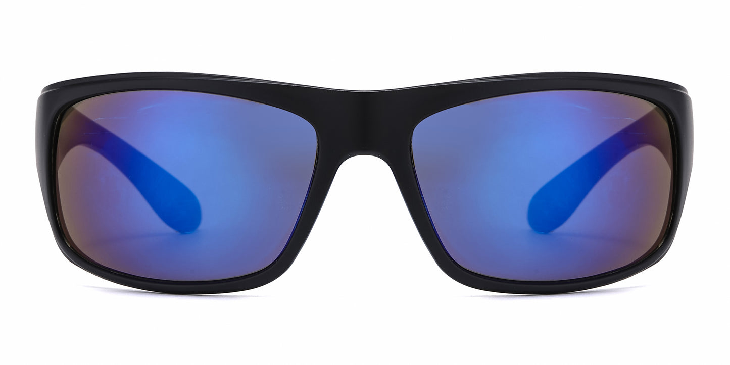 5323 - Classic Sport Wrap Around Plastic Sunglasses
