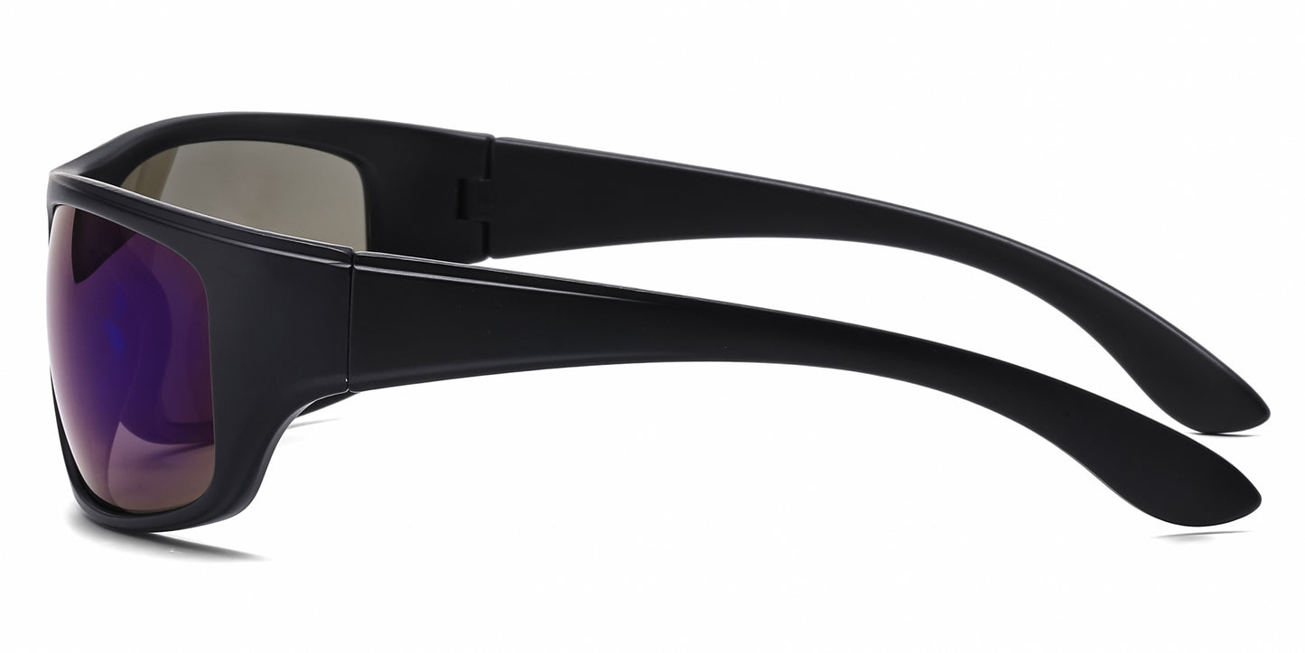 5323 - Classic Sport Wrap Around Plastic Sunglasses
