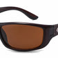 5324 - Men Rectangular Sport Plastic Sunglasses