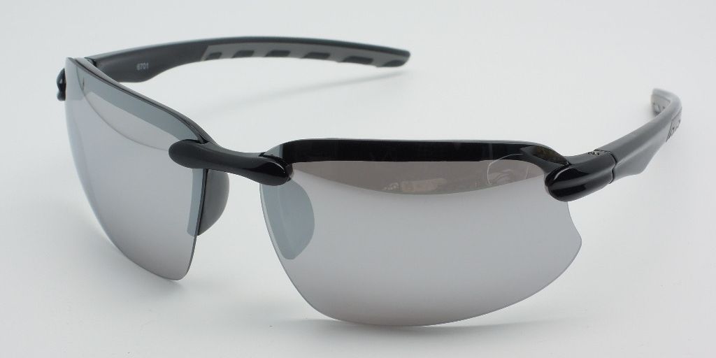 6701 - Rimless Sport Men Plastic Sunglasses