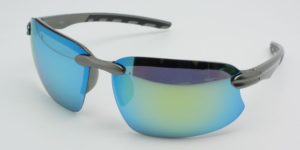 6701 - Rimless Sport Men Plastic Sunglasses