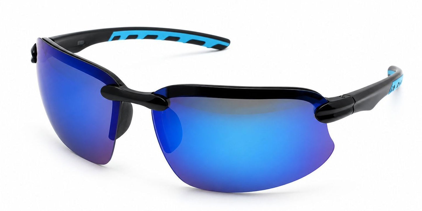 6701 - Rimless Sport Men Plastic Sunglasses