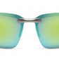 6701 - Rimless Sport Men Plastic Sunglasses