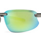 6701 - Rimless Sport Men Plastic Sunglasses