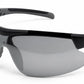 6702 - Men Sport Semi Rimless One Piece Lens Plastic Sunglasses