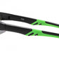 6702 - Men Sport Semi Rimless One Piece Lens Plastic Sunglasses