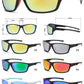 6703 - Rectangular Men Sport Plastic Sunglasses
