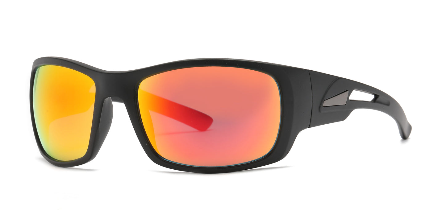 6801 - Men Plastic Sport Sunglasses