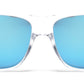 6803 RVC - Classic Sport with Clear Frame and Color Mirror Lens Plastic Sunglasses