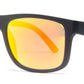 6804 - Classic Sport with Color Mirror Lens Plastic Sunglasses