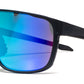 6805 - One Piece Lens Plastic Shield Sunglasses with Color Mirrored Lens