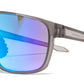 6805 - One Piece Lens Plastic Shield Sunglasses with Color Mirrored Lens