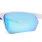 6828 - Semi Rimless Sport Plastic Sunglasses