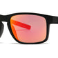 6830 - Square Sports with Keyhole Bridge Plastic Sunglasses
