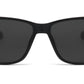 6841 - Rectangular Men Sport Plastic Sunglasses with Color Mirror Lens