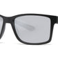 6841 - Rectangular Men Sport Plastic Sunglasses with Color Mirror Lens