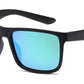 6850 - Classic Sport with Color Mirror Lens Plastic Sunglasses