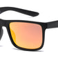 6850 - Classic Sport with Color Mirror Lens Plastic Sunglasses