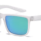 6850 - Classic Sport with Color Mirror Lens Plastic Sunglasses