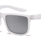 6850 - Classic Sport with Color Mirror Lens Plastic Sunglasses