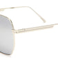 7022 - Metal Flat Top Sunglasses