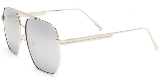 7022 - Metal Flat Top Sunglasses