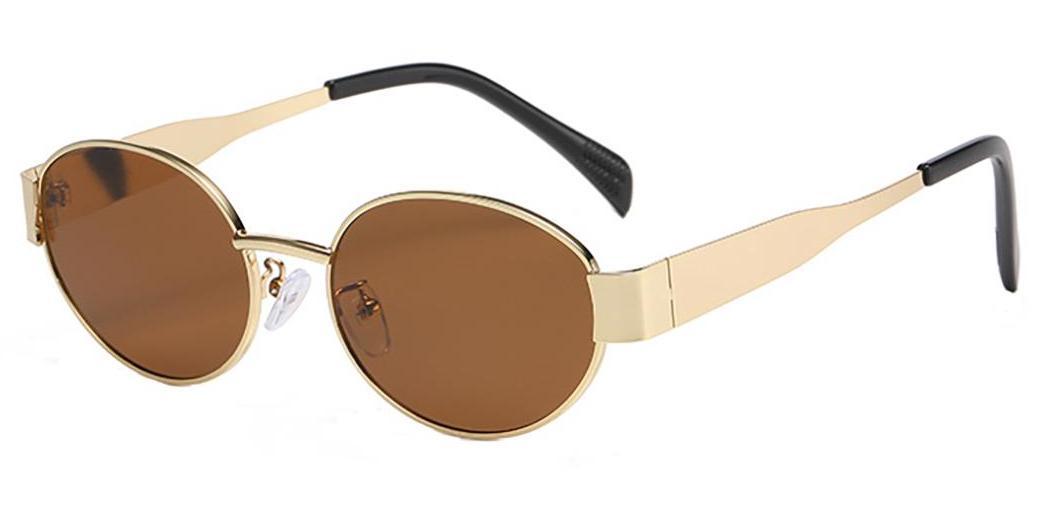 7025 - Round Metal Fashion Sunglasses