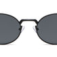 8185 - Small Round Thick Metal Fashion Sunglasses