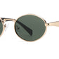 8185 - Small Round Thick Metal Fashion Sunglasses